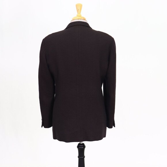 Armani Collezioni 42R Brown HB 3-Button Sport Coat Blazer Jacket P172 - Picture 7 of 11